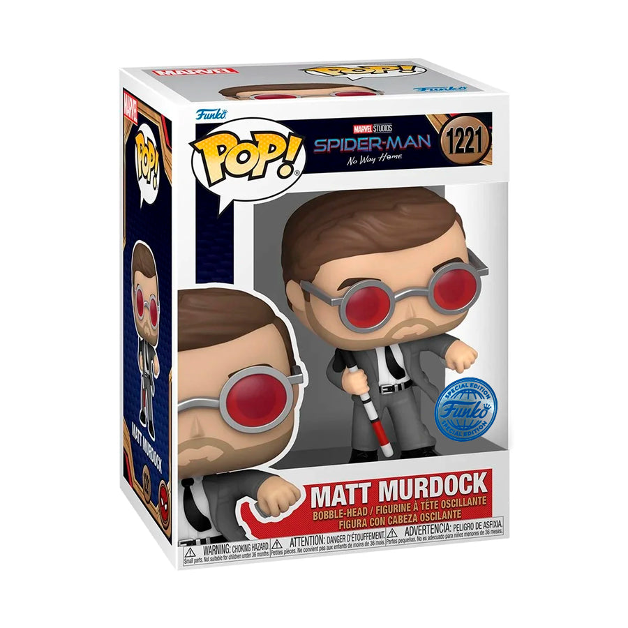 Funko Pop Marvel - Spider Man No Way Home - Matt Murdock con Ladrillo