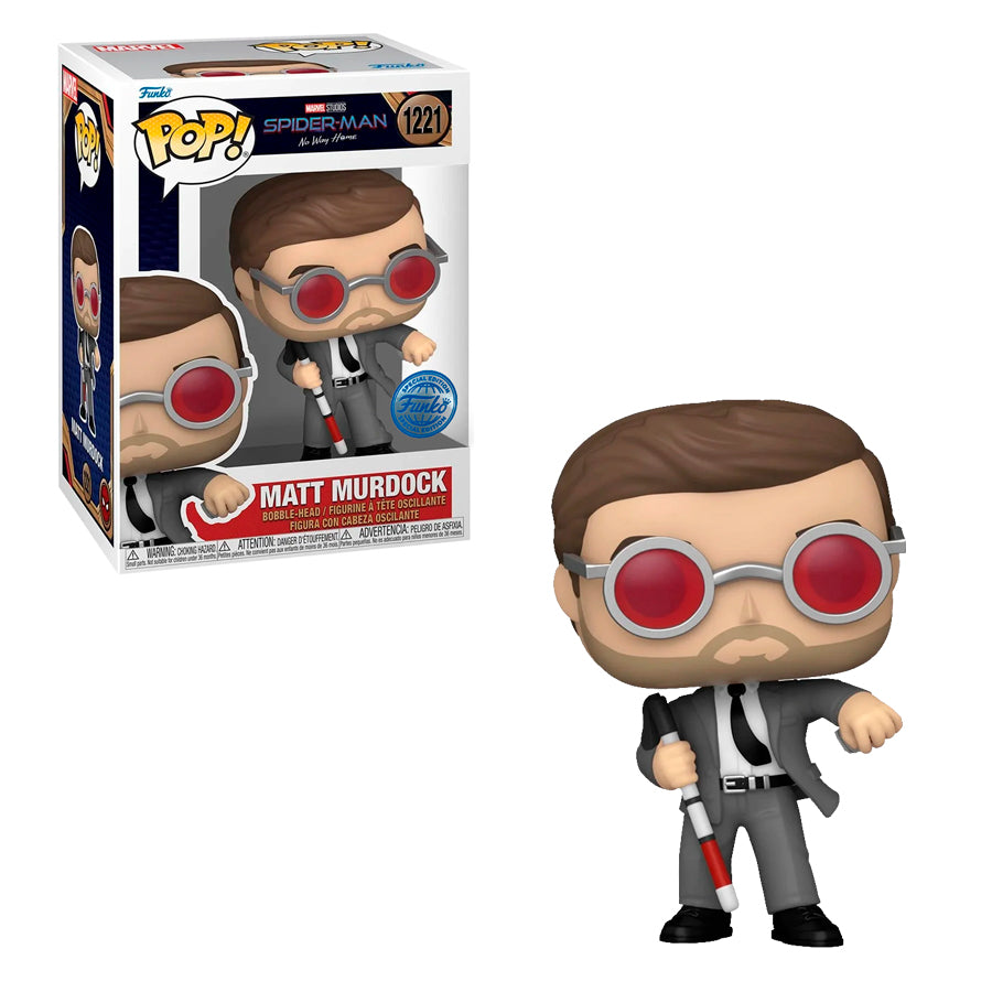 Funko Pop Marvel - Spider Man No Way Home - Matt Murdock con Ladrillo