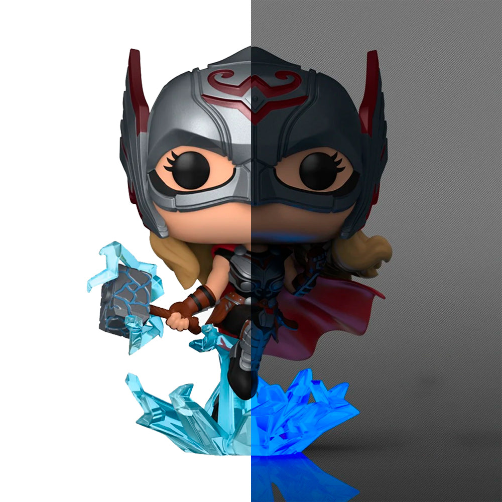 Funko Pop Marvel - Thor Love and Thunder - Mighty Thor Jane Exclusivo Distritomax