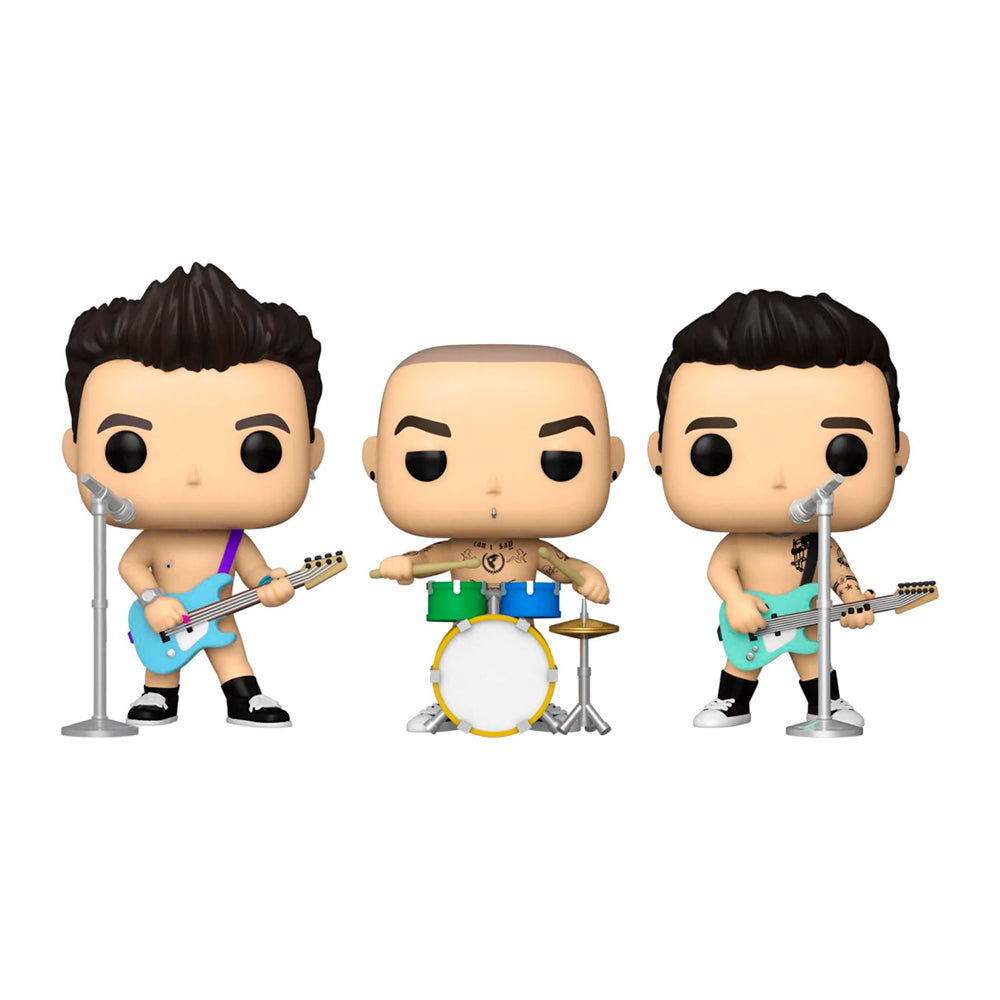 Funko Pop Pack 3 - Blink 182 - Mark Hoppus - Travis Barker - Tom Delonge