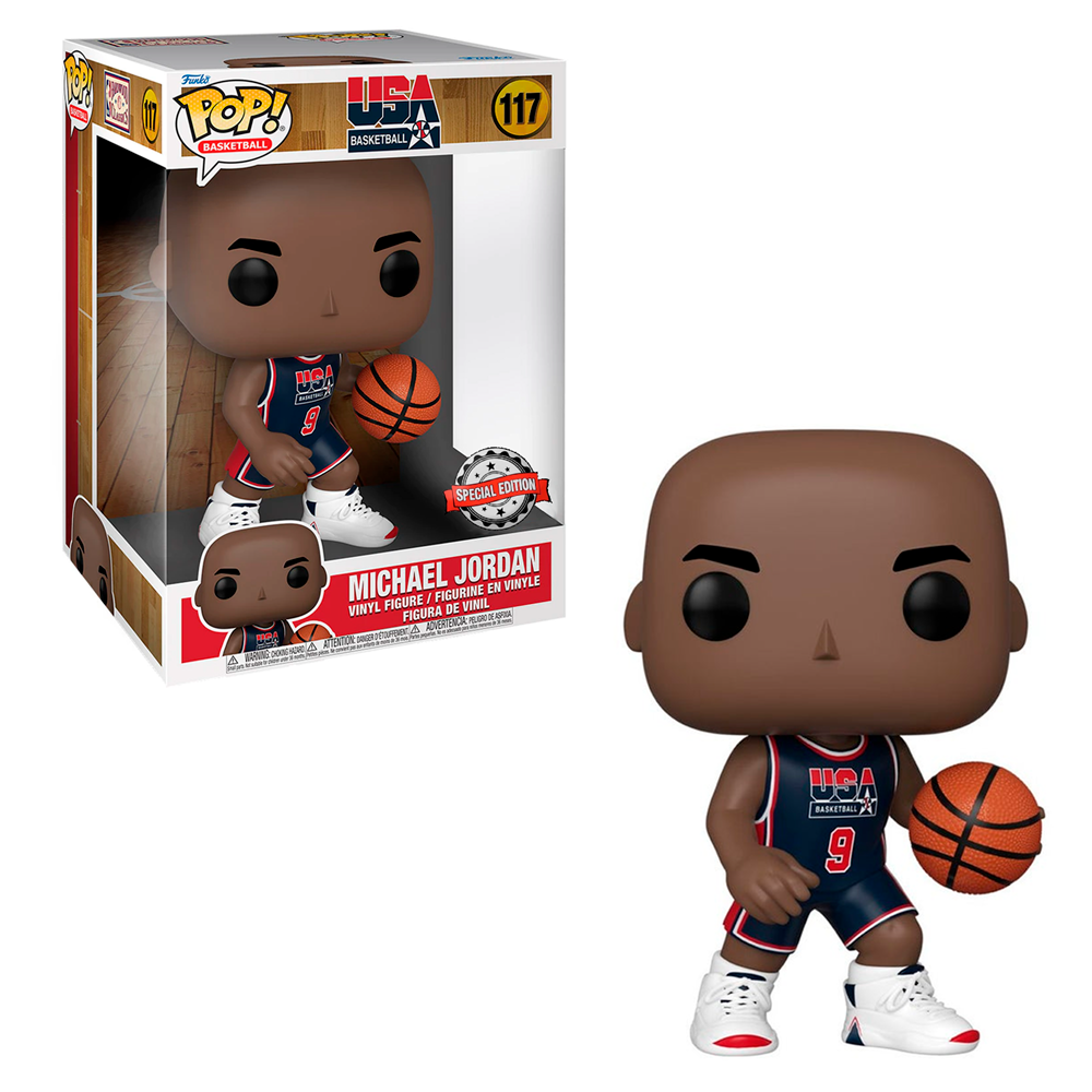 Funko Pop 10 Pulgadas - USA Basketball - Michael Jordan 1992 Jersey USA Navy Special Edition