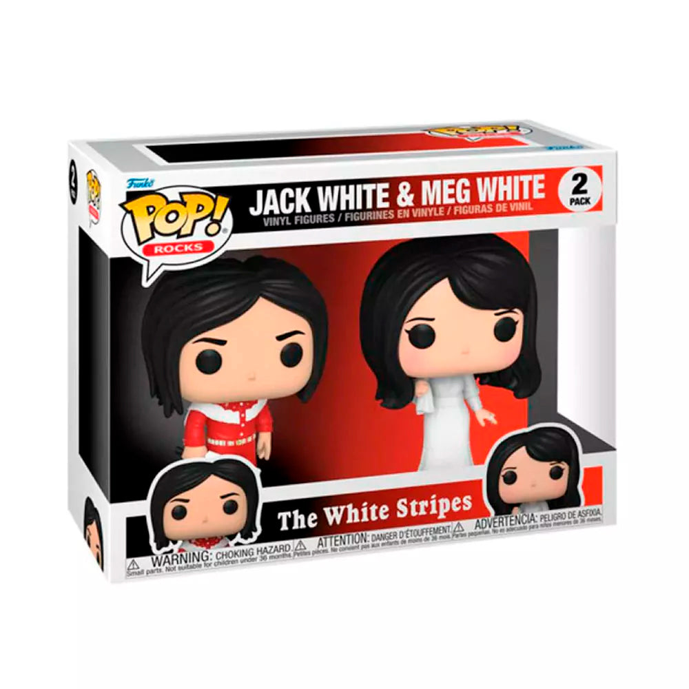 Funko Pop 2 Pack - The White Stripes - Jack White & Meg White
