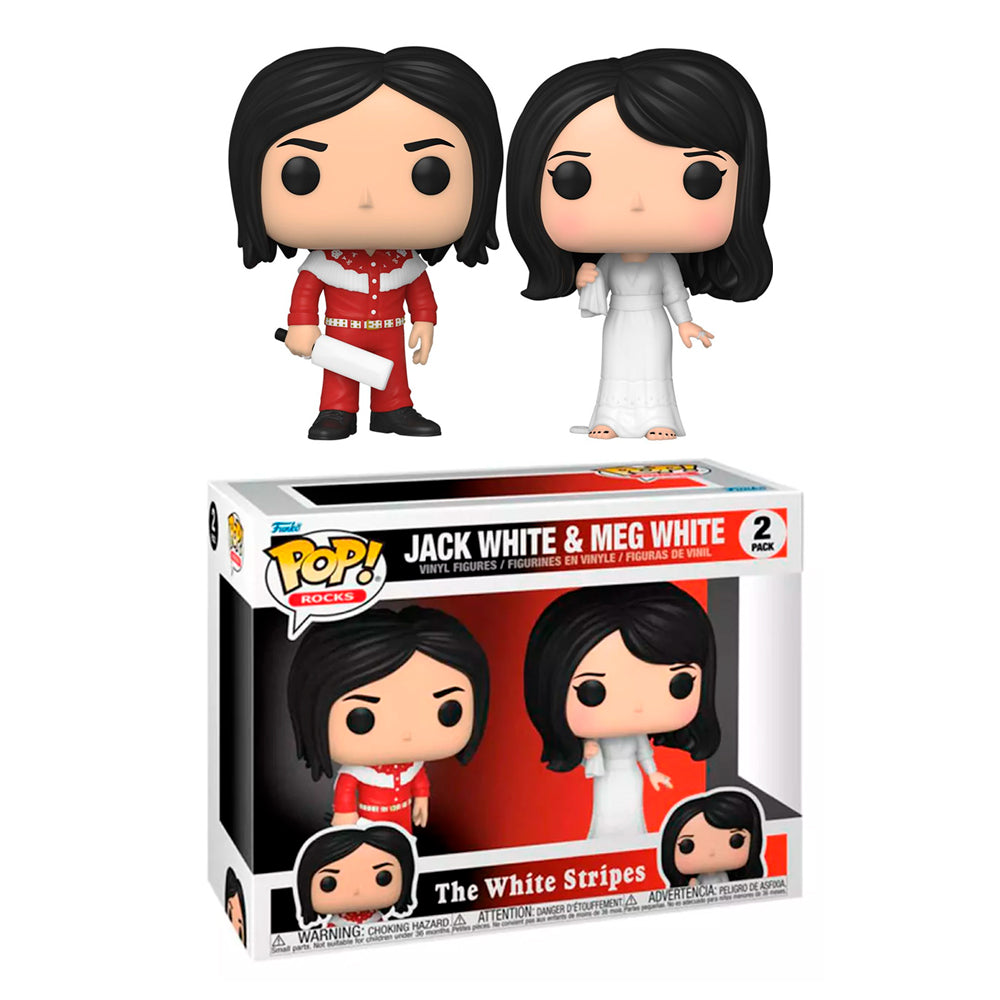 Funko Pop 2 Pack - The White Stripes - Jack White & Meg White