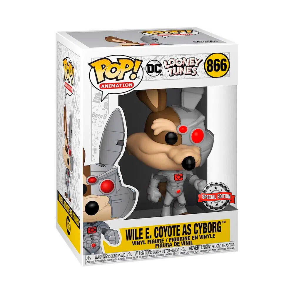 Funko Pop Animation: Looney Tunes - Coyote como Cyborg