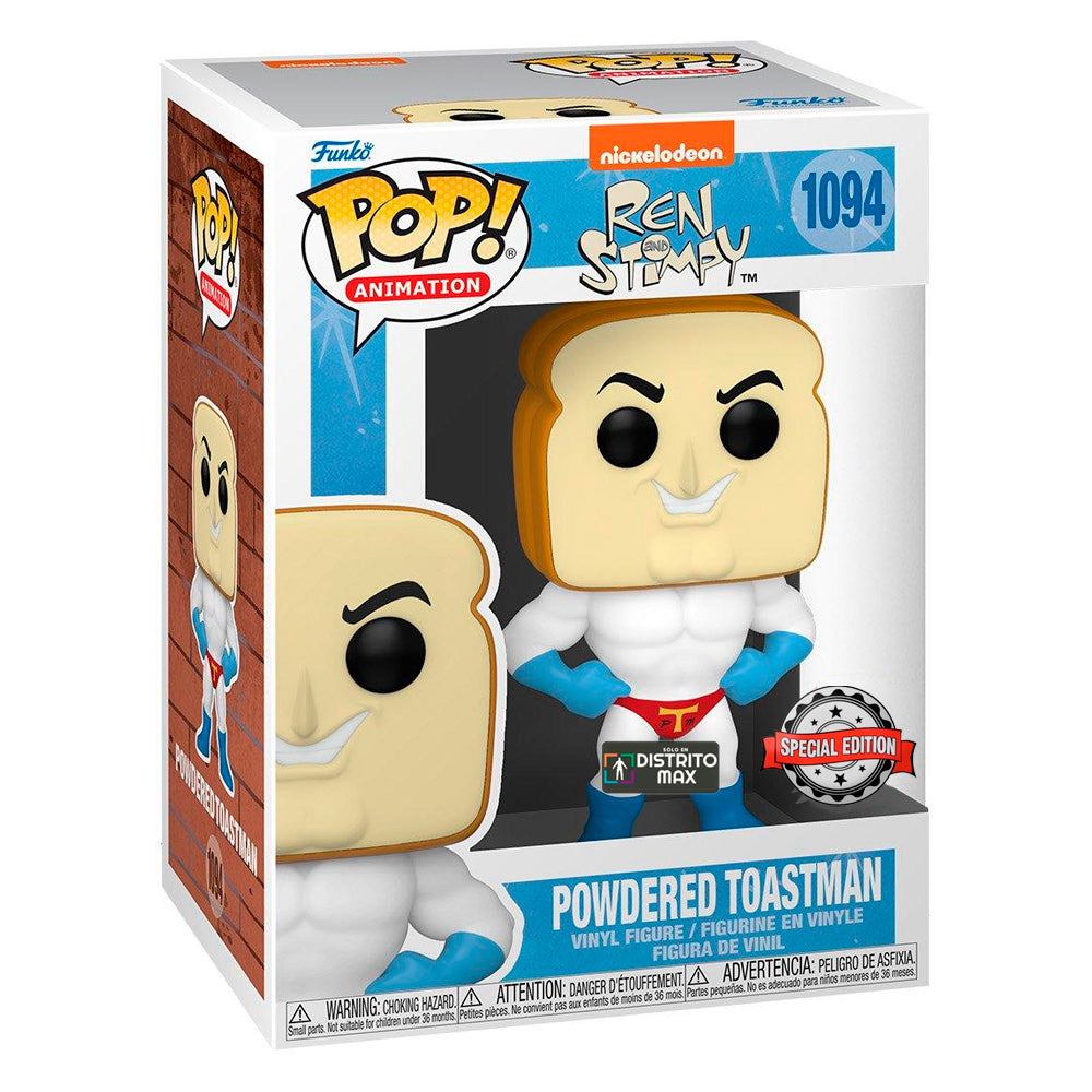 Funko Pop Animation - Ren y Stimpy - Hombre Tostada Special Edition Exclusivo Distritomax