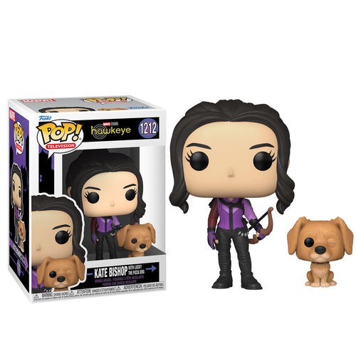 Funko Pop & Buddy - Marvel Hawkeye - Kate Bishop con Lucky el perro de la pizza