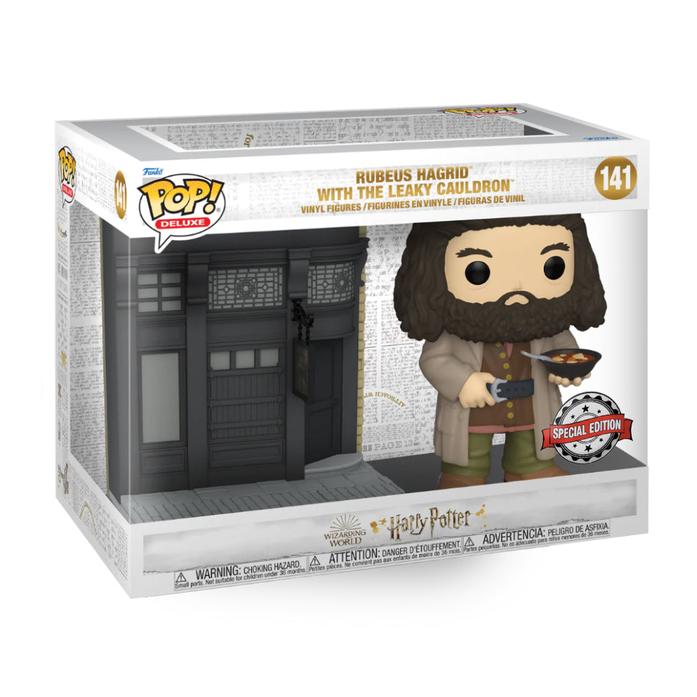 Funko Pop Deluxe - Harry Potter - Hagrid En El Caldero Chorreante Special Edition