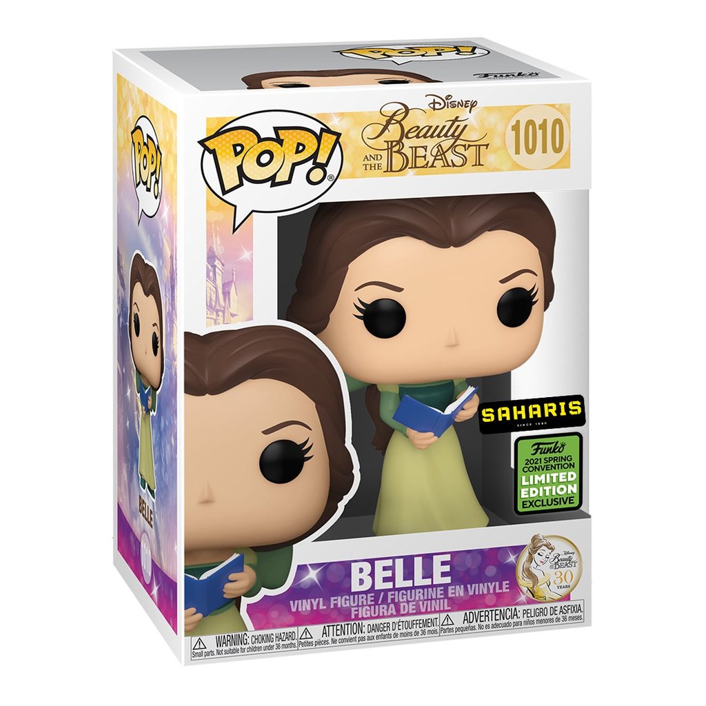 Funko Pop Disney - La Bella y la Bestia- Bella ECCC 2021 Exclusivo Saharis