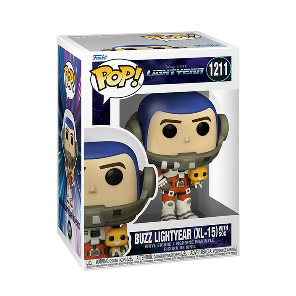 Funko Pop Disney - Lightyear - Buzz traje XL-15 con Sox