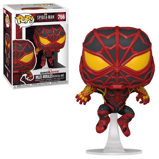 Funko Pop Games: Miles Morales Game - Miles Morales Traje Strike