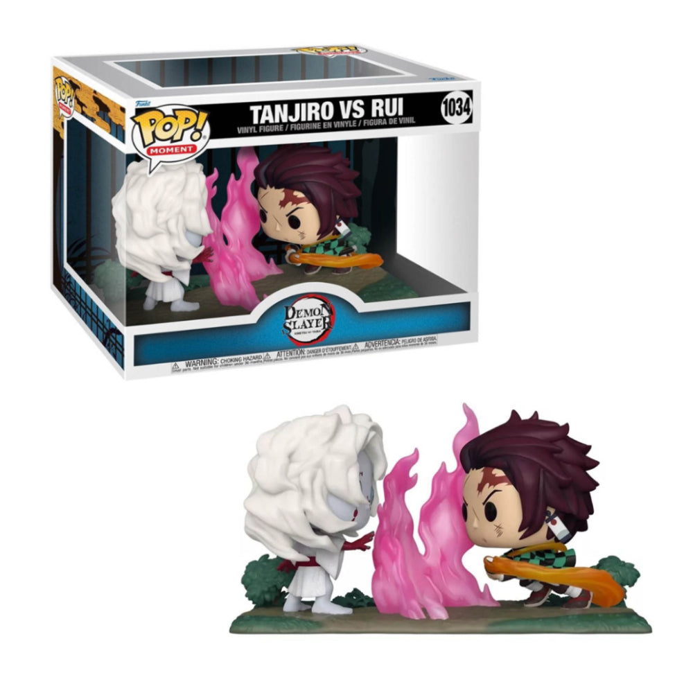 Funko Pop Moment - Demon Slayer Kimetsu No Yaiba - Tanjiro vs Rui