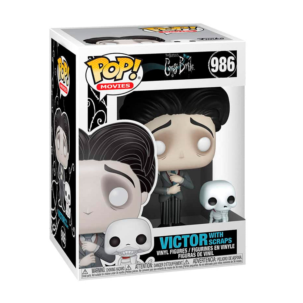 Funko Pop Movies - El Cadáver de la Novia - Victor con Scrap