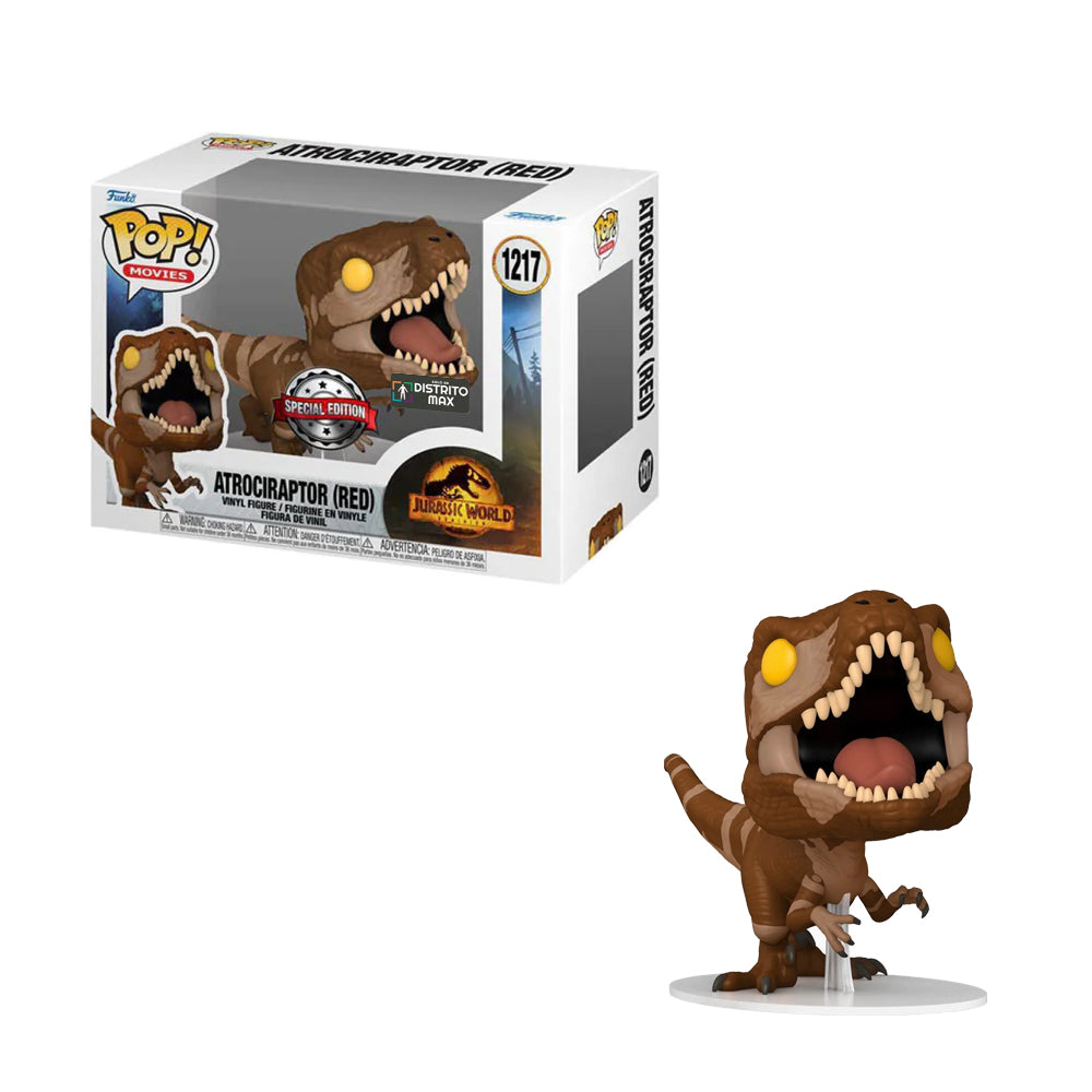 Funko Pop Movies - Jurassic World Dominion - Atrociraptor Red Special Edition Exclusivo Distritomax