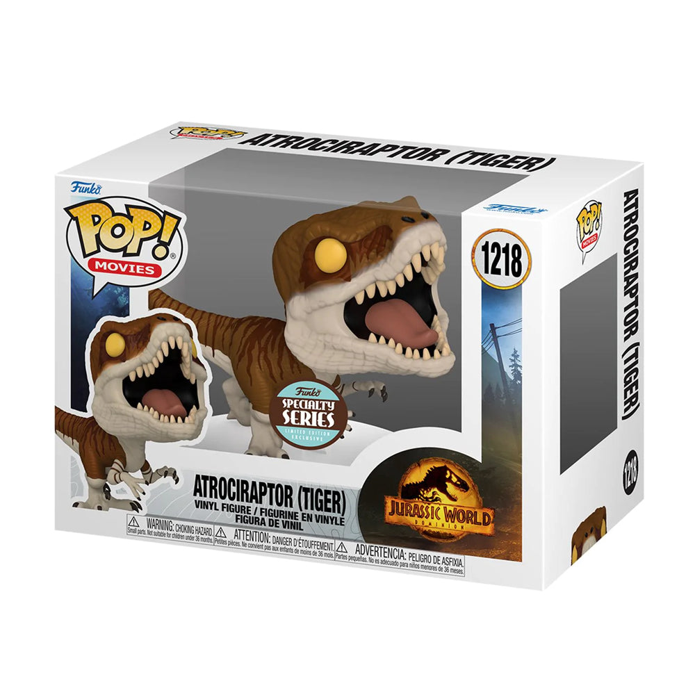 Funko Pop Movies - Jurassic World Dominion - Atrociraptor Tiger Specialty Series