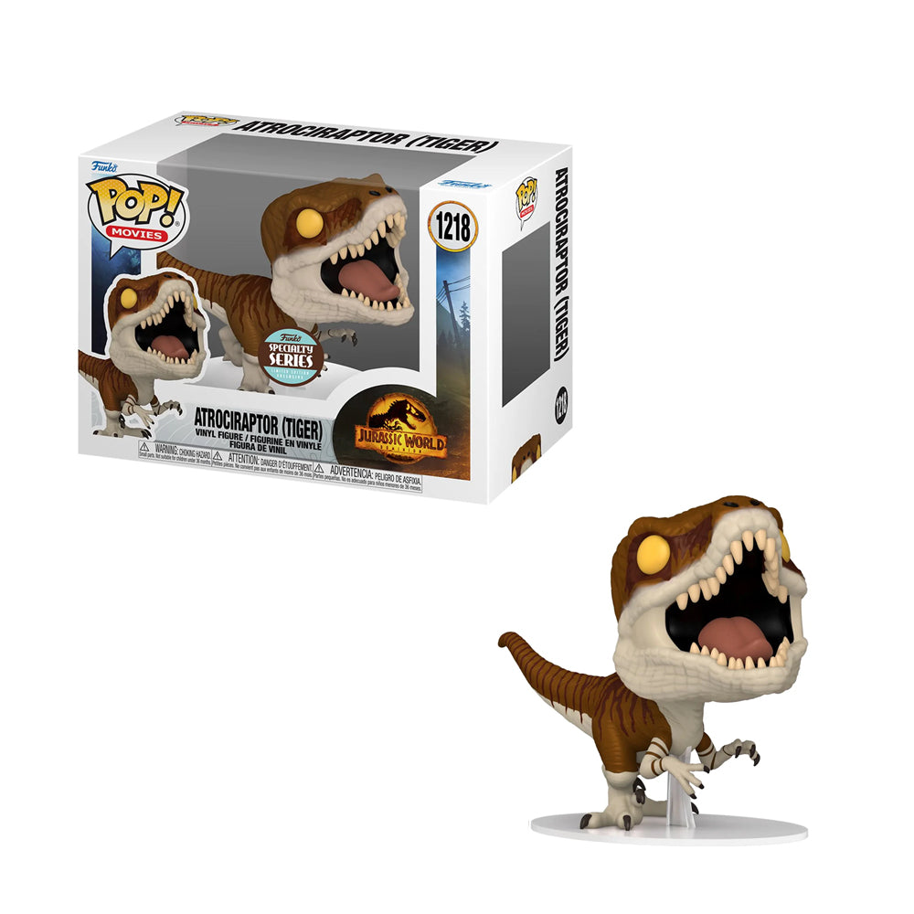 Funko Pop Movies - Jurassic World Dominion - Atrociraptor Tiger Specialty Series