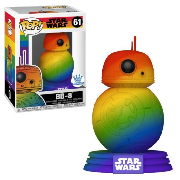 Funko Pop Star Wars - BB-8 Pride Rainbow Funko Exclusive