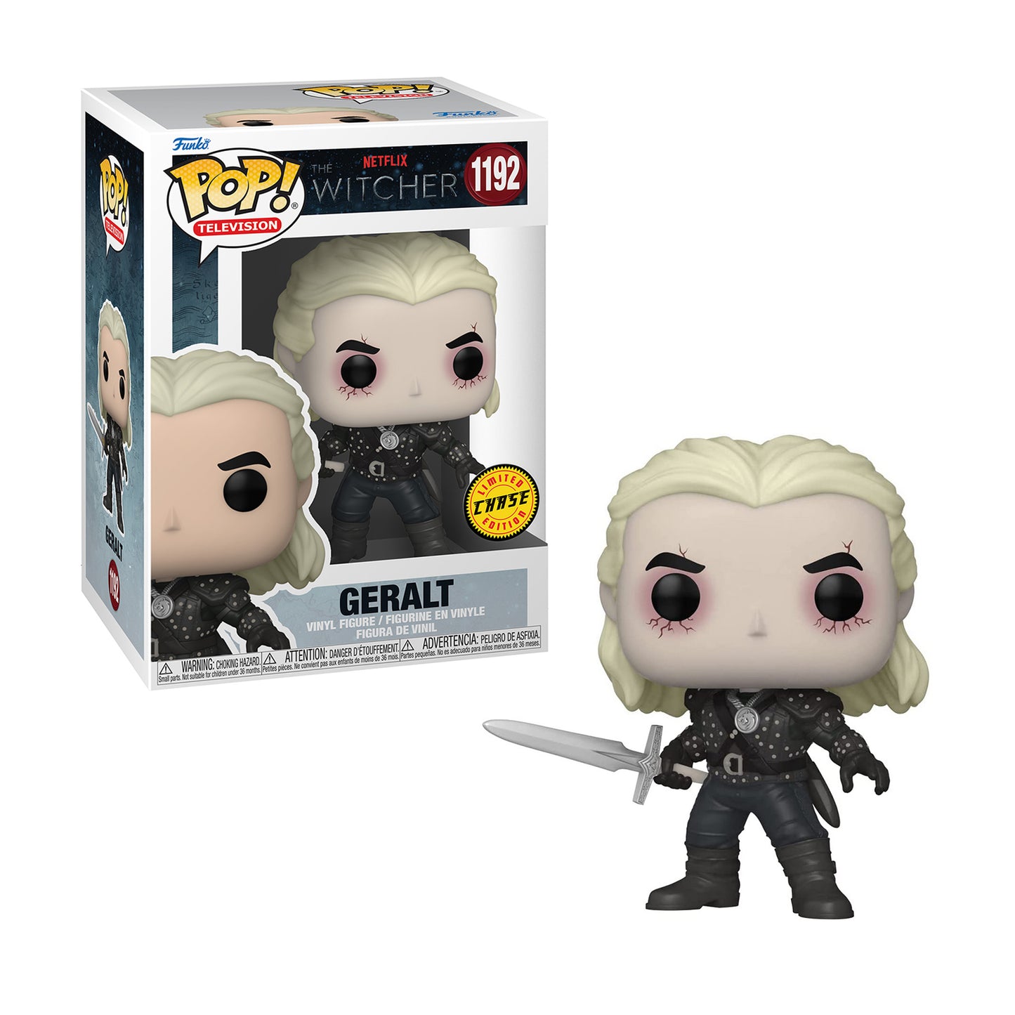 Funko Pop TV - Netflix The Witcher - Geralt - Limited Edition - Chase