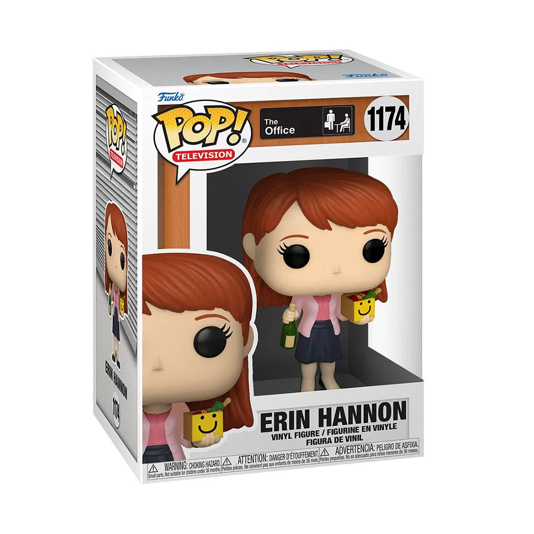 Funko Pop TV - The Office - Erin Hannon (Botella de Champagne y Caja Feliz)