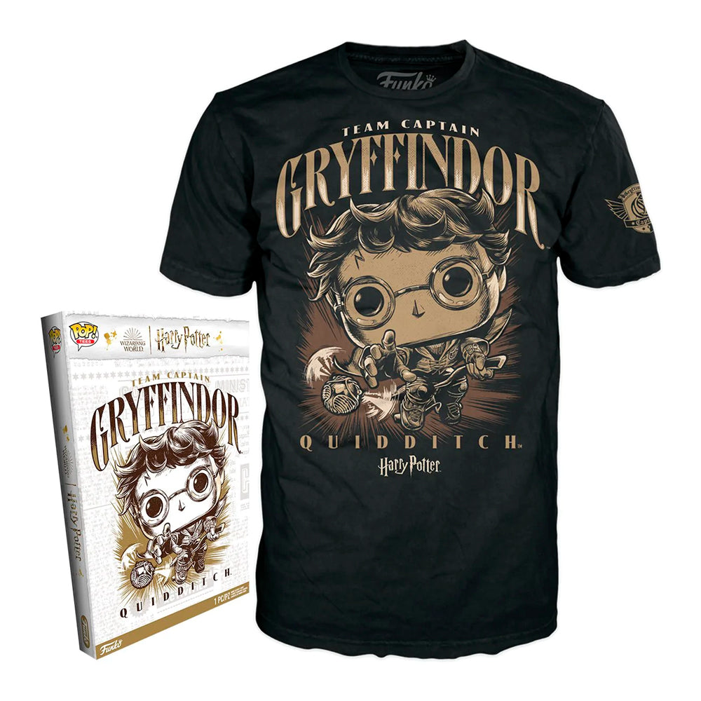 Funko Boxed Tee - Harry Potter - Harry Quidditch Playera Grande