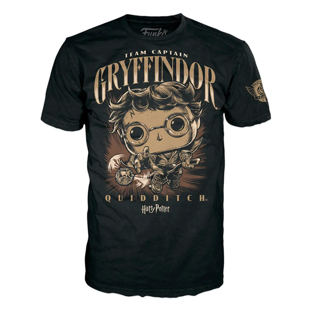 Funko Boxed Tee - Harry Potter - Harry Quidditch Playera Extra Grande