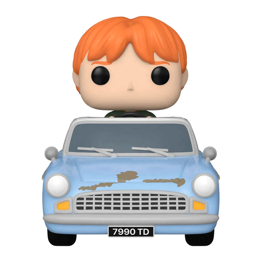 Funko Pop Rides - La Cámara De Los Secreta - Ron Weasley Con Anglia Volador