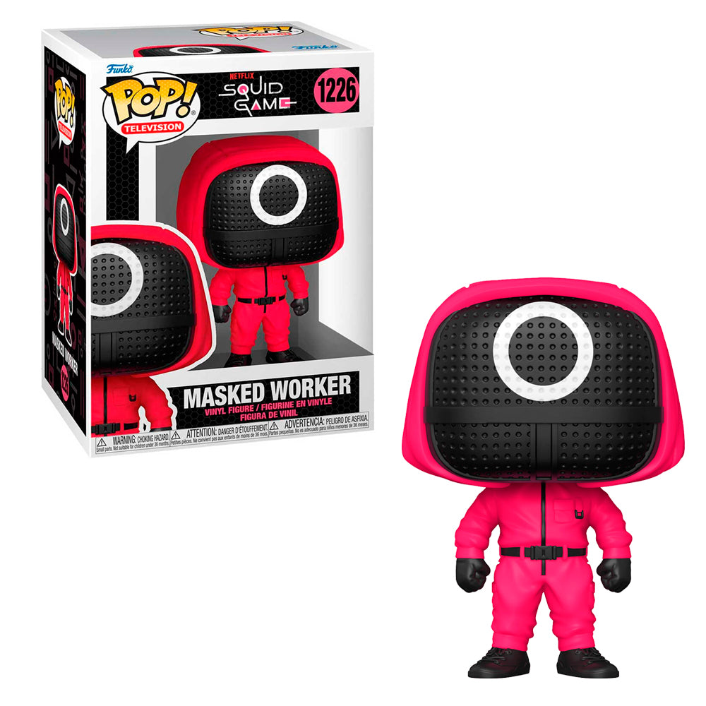 Funko Pop TV - Juego del Calamar - Soldado Rojo con Mascara Círculo