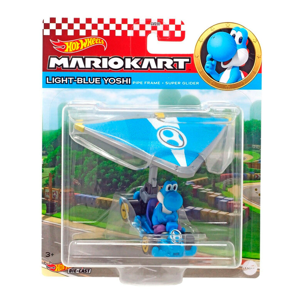 Hot Wheels - Mario Kart - Yoshi Blue