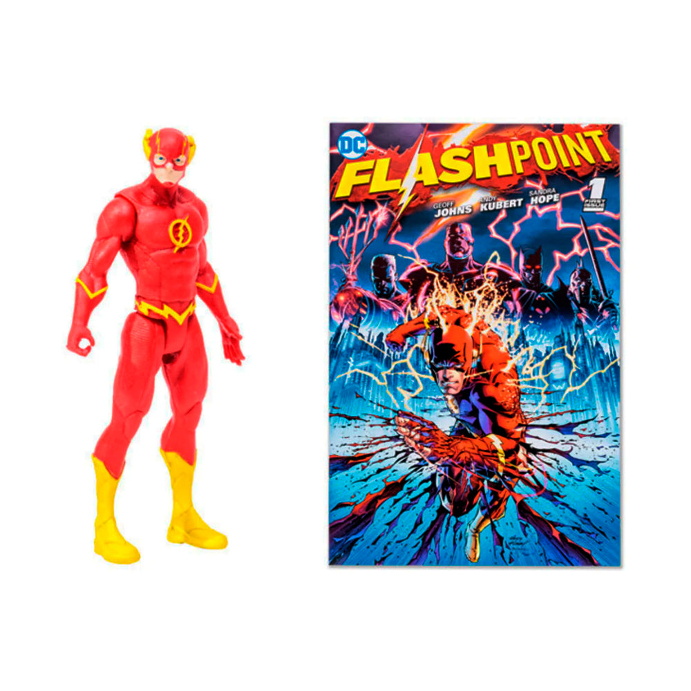 DC Direct Page Punchers - Flashpoint - Flash Figura 3 pulgadas con Comic