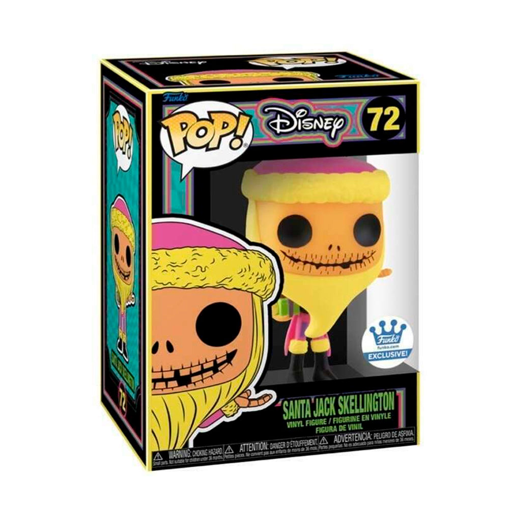 Funko Pop Disney - El Mundo de Jack - Santa Jack Exclusivo Funko Shop Blacklight