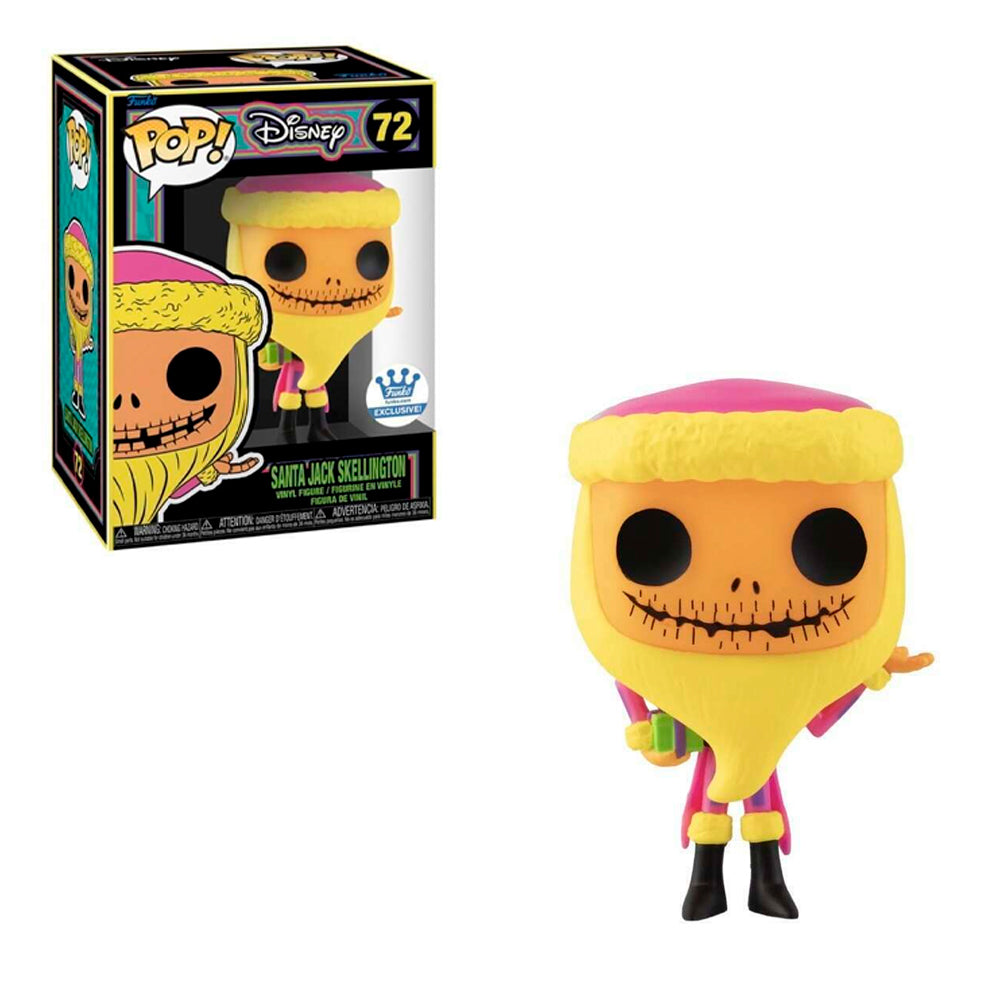 Funko Pop Disney - El Mundo de Jack - Santa Jack Exclusivo Funko Shop Blacklight