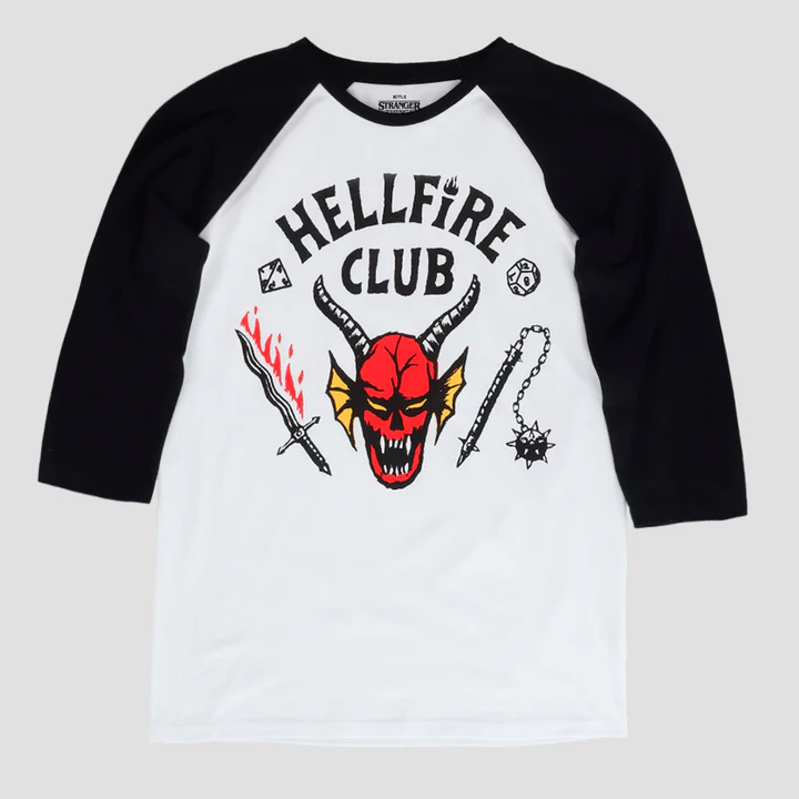Máscara De Latex - Stranger Things - Hellfire Club Raglan