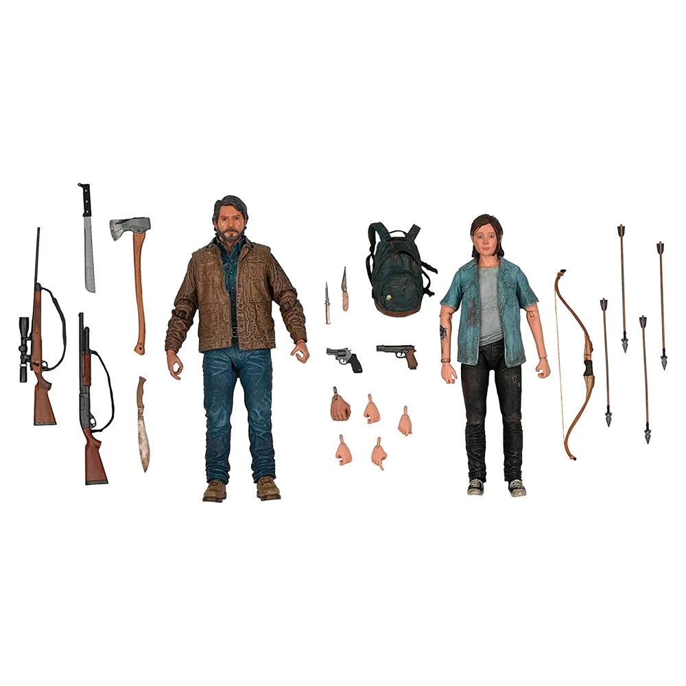 NECA - The Last Of Us II - Joel y Ellie 2 pack de 7 Pulgadas