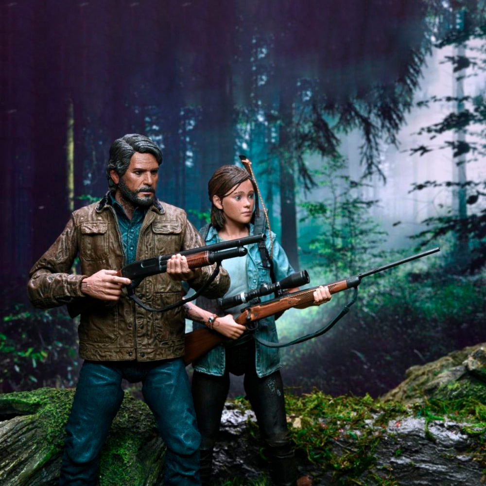 NECA - The Last Of Us II - Joel y Ellie 2 pack de 7 Pulgadas