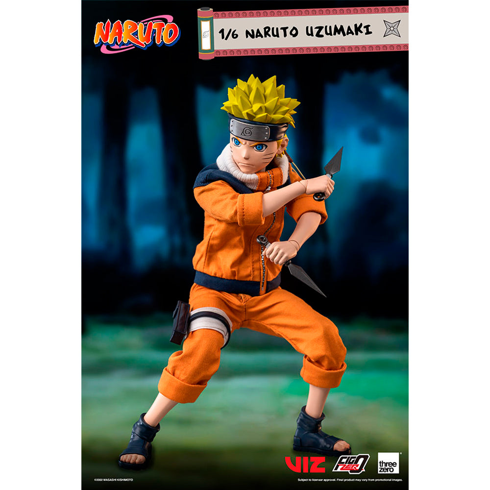 Threezero Sixth Scale Figure - Naruto - Naruto Uzumaki Escala 1-6
