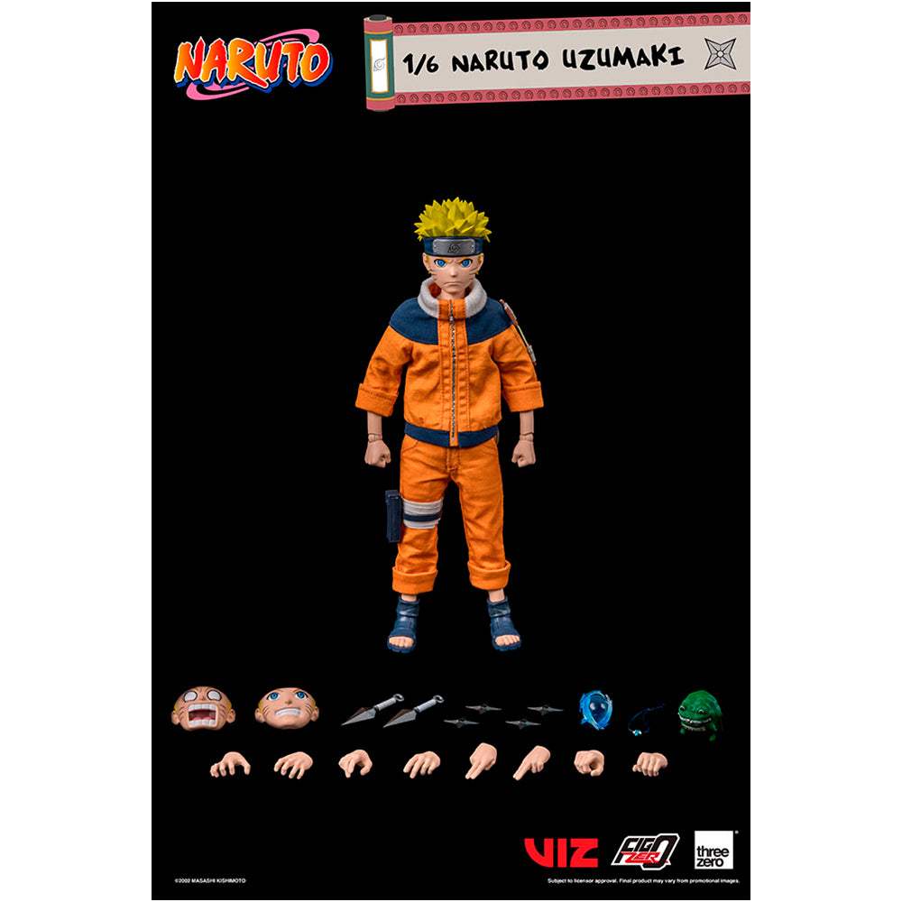 Threezero Sixth Scale Figure - Naruto - Naruto Uzumaki Escala 1-6