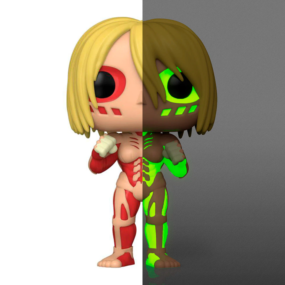 Funko Pop 6 Pulgadas - Attack on Titan - Titan Hembra Special Edition Glow