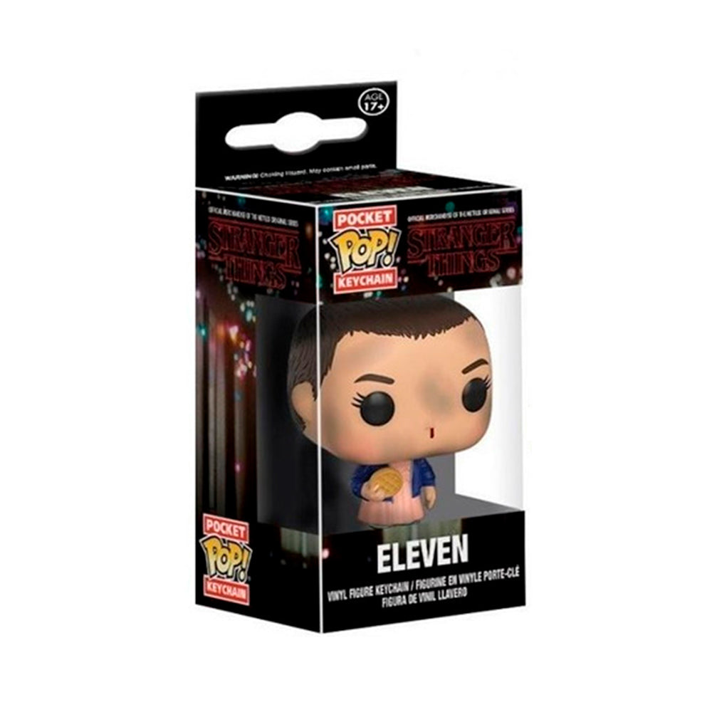 Funko Pop Keychain - Stranger Things - Eleven con Eggos Llavero