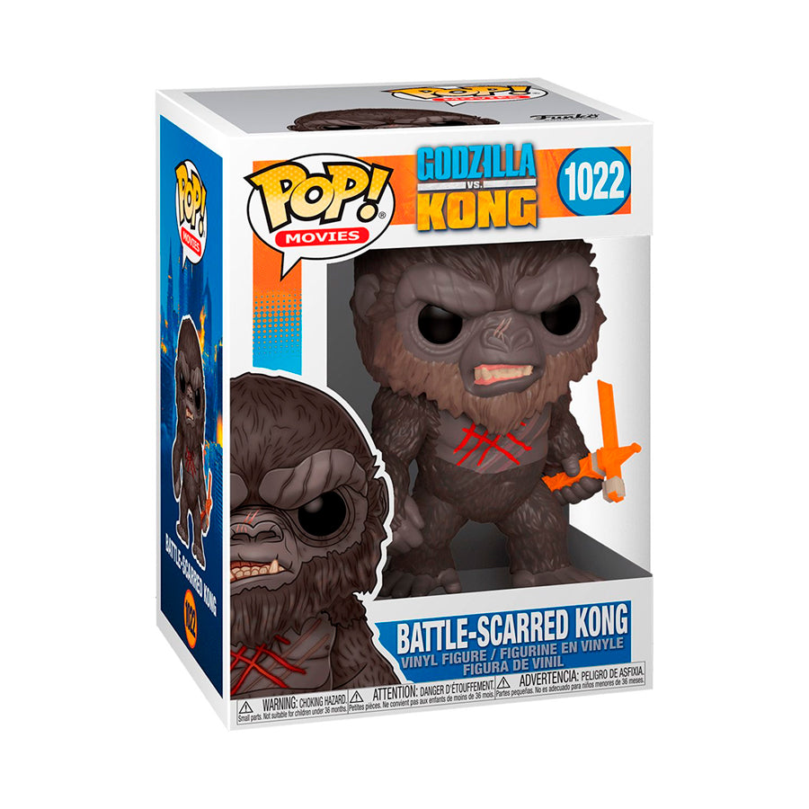 Funko Pop Movies - Godzilla Vs Kong - Kong Asustado de la Batalla