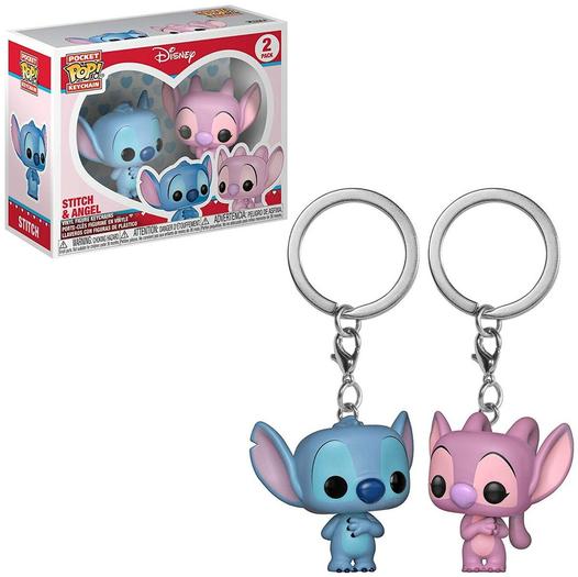 Funko Pop Keychain - Lilo & Stitch - Stitch y Angel