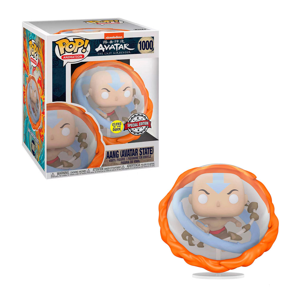 Funko Pop 6 Pulgadas - Avatar - Aang Estado Avatar Special Edition Glow