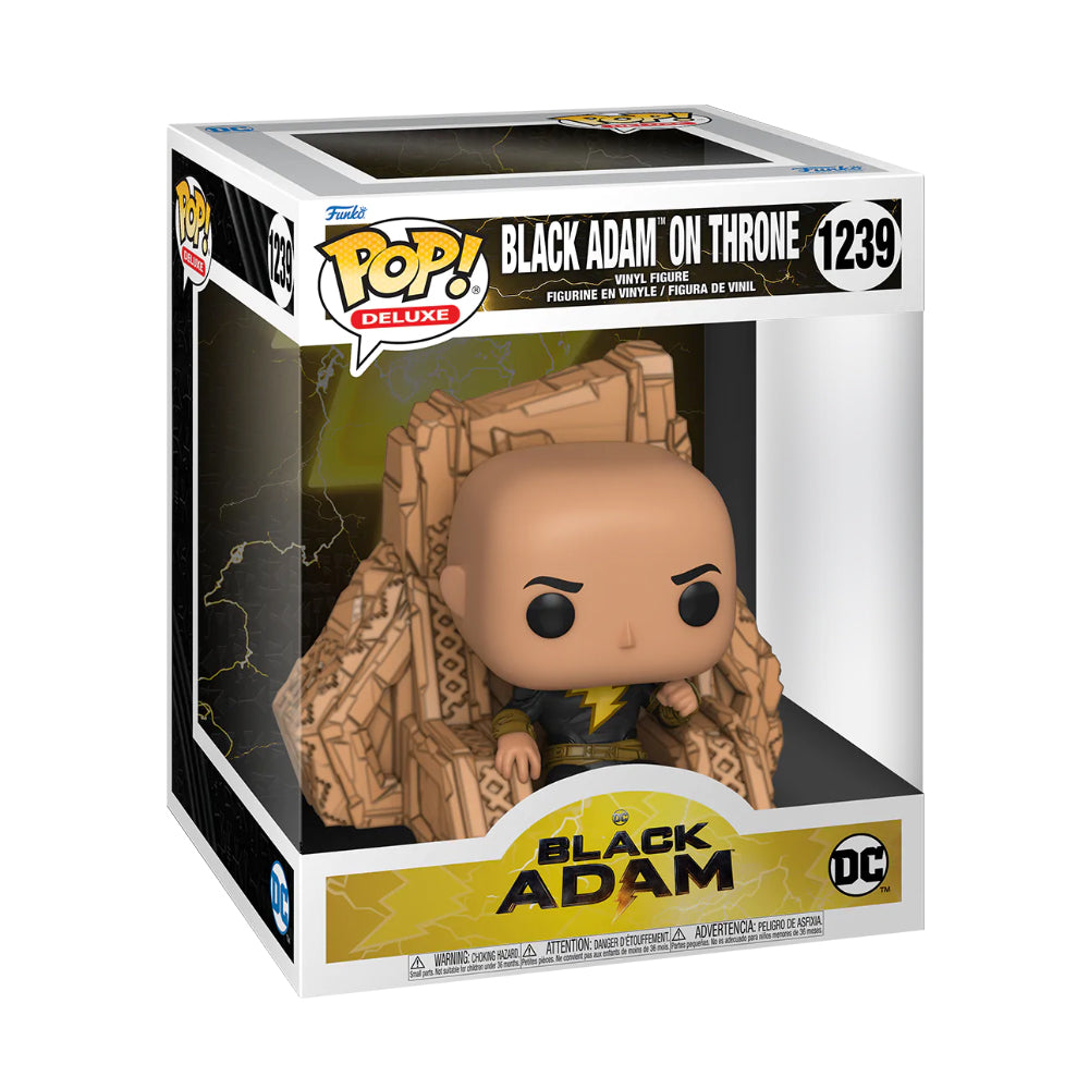 Funko Pop Deluxe - DC - Black Adam - Black Adam en Trono