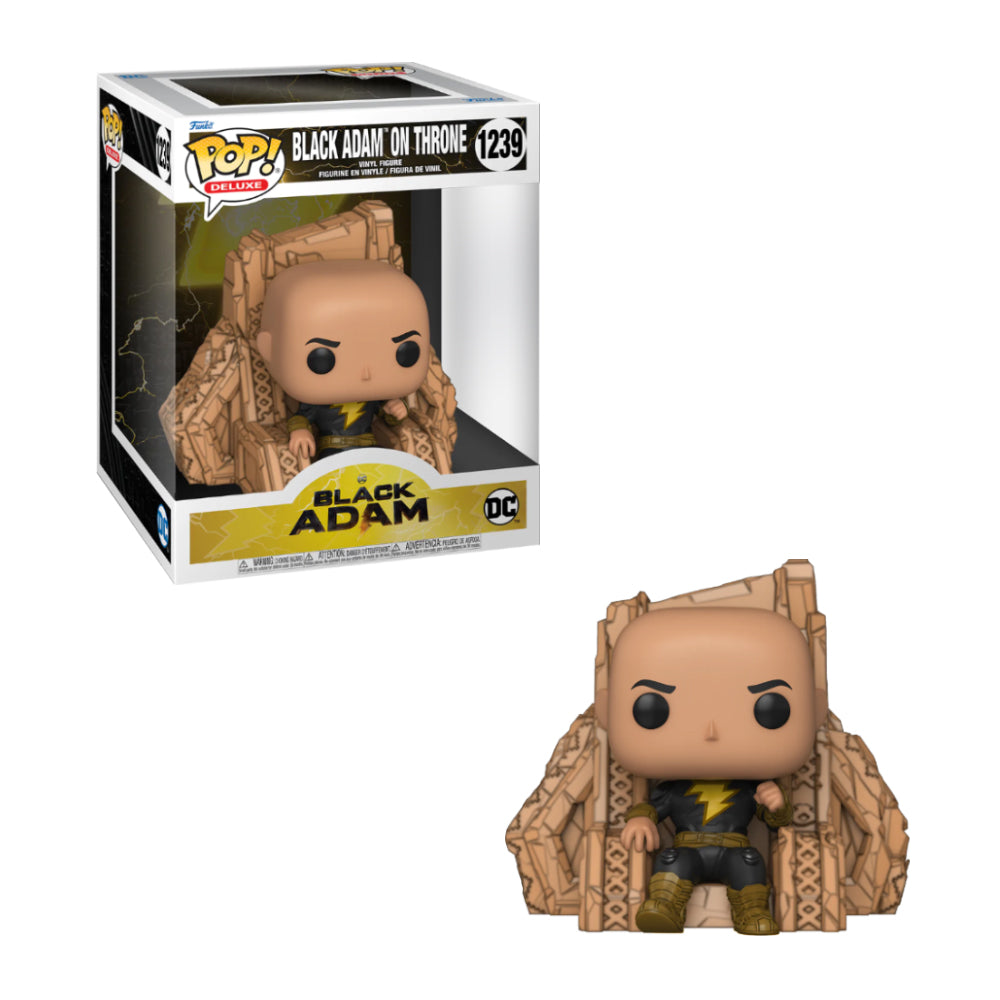 Funko Pop Deluxe - DC - Black Adam - Black Adam en Trono