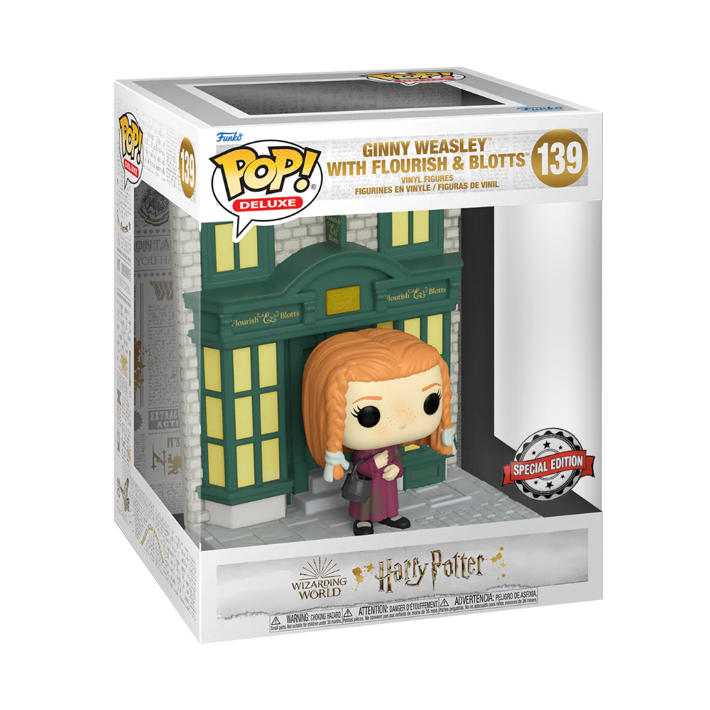 Funko Pop Deluxe - Harry Potter - Ginny En LA Libreria Flourish y Blotts Special Edition