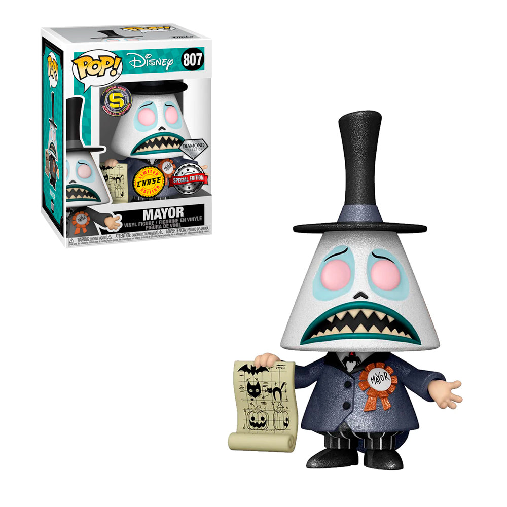 Funko Pop Disney - El Extraño Mundo de Jack - Alcalde Chase Exclusivo Saharis