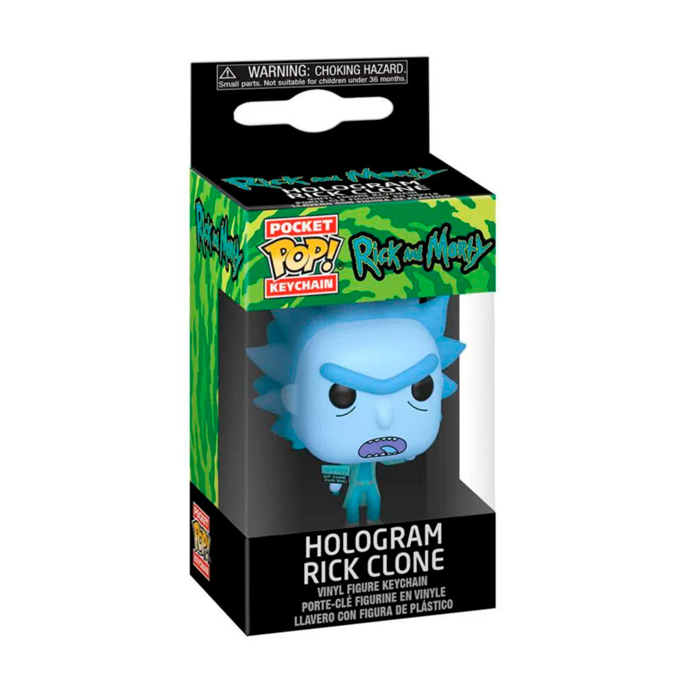 Funko Pop Keychain - Rick And Morty - Rick Holograma Llavero