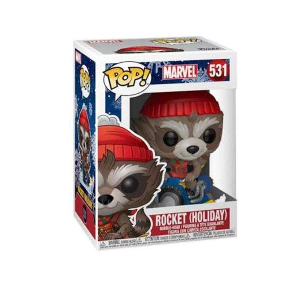 Funko Pop Marvel - Guardianes de la Galaxia - Rocket Holiday