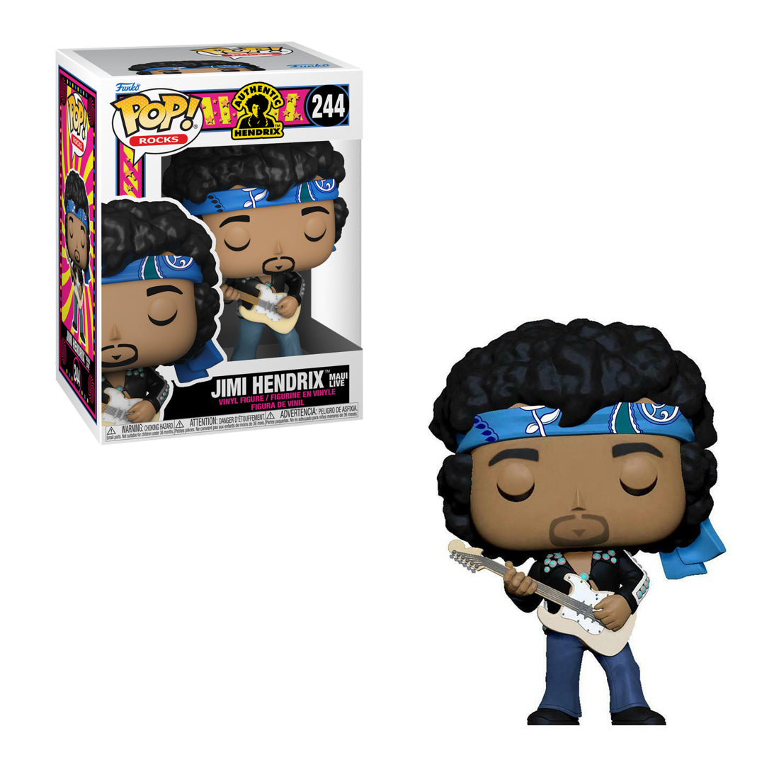 Funko Pop Rocks - Authentic Hendrix - Jimi Hendrix Maui Live