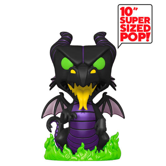 Funko Pop 10 Pulgadas - Villanos - Malefica Dragon