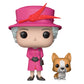 Funko Pop Royal - Familia Real - Reina Elizabeth II con Corgi
