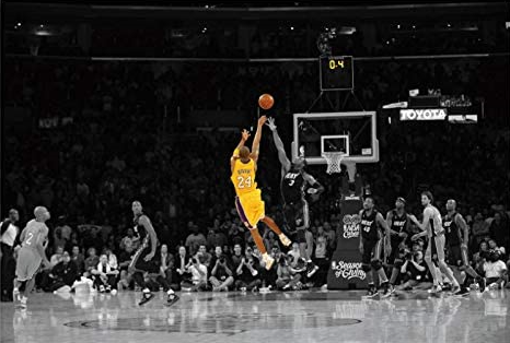 Póster de Kobe Bryant Lienzo Arte en pared-70X1